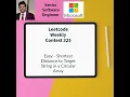 Leetcode Weekly contest 325 - Easy