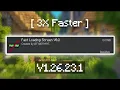 Fast Loading Screen Mod For MCPE 1 21 Reduce Loading Time Boost Performance