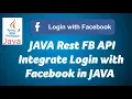 JAVA - Login with Rest FB API in Facebook 01