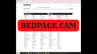BEDPAGE CAM https www bedpage cam