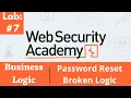 Password Reset Broken Logic Web Security Academy