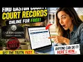 How to search Gaston County court records online for free