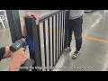 How to Install an Aluminum Deck Gate Kit Self-Closing Safety Gate by Egadis