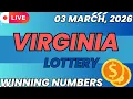 Virginia Day Lottery Results For - 03 Mar 2026