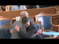 Kyle Rittenhouse reacts to not guilty verdict