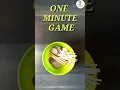 One minute game with coin toothpick