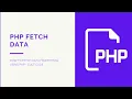 HOW TO FETCH DATA FROM MYSQL USING PHP - CULT CODE