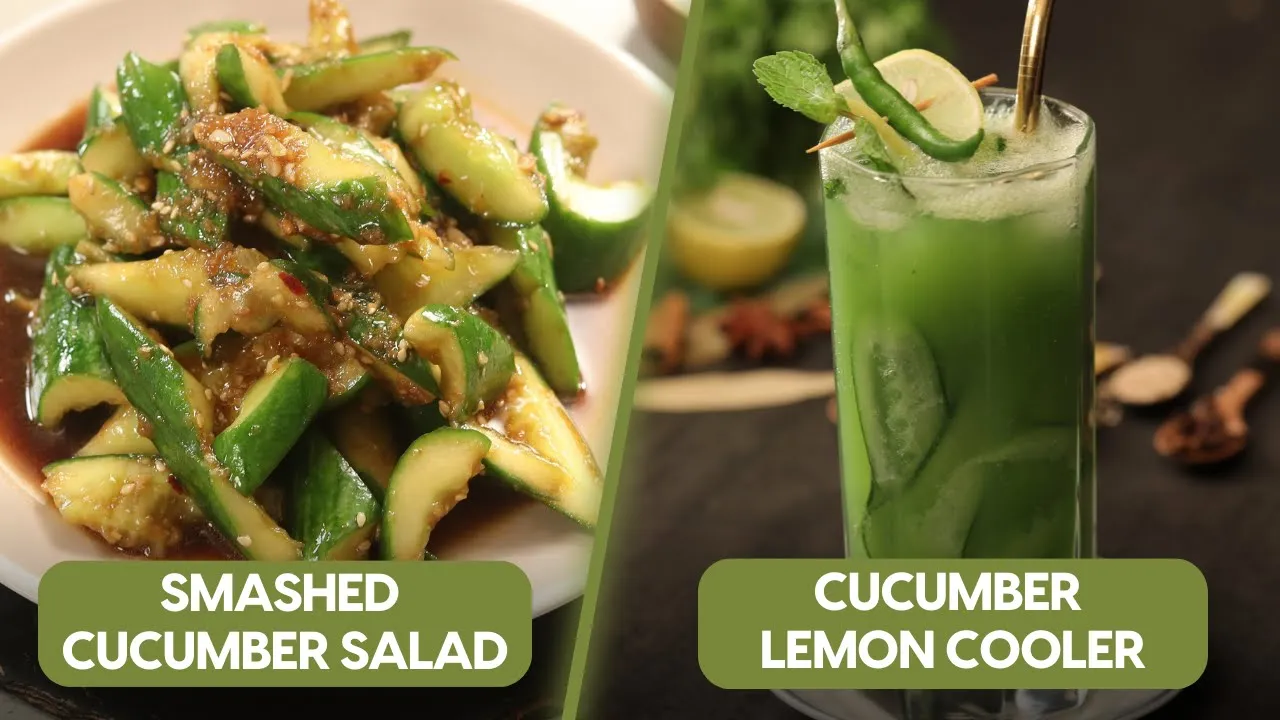 Cucumber Salad   Cucumber Cooler   #BeatTheHeat   Summer Recipes   Sanjeev Kapoor Khazana