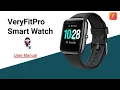VeryFitPro ID205L Smart Watch User Guide Set Up Use with App