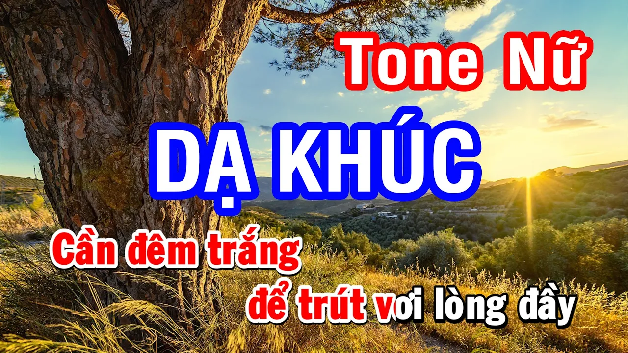 Karaoke Dạ Khúc (Lệ Quyên) - Tone Nữ | Nhan KTV
