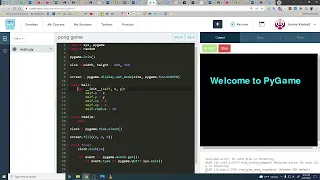 Pygame Pong part 1 - setup single player