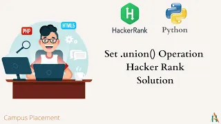 set union Operators in Python - Hacker Rank Solution Apna Hindi Tech