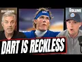 Giants-Vikings REACTION Jaxson Dart too RECKLESS Colin Cowherd NFL