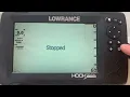 Lowrance SONAR STOPPED quick fix hook reveal