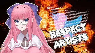 Anime Girl Reacts to Recent Twitter Artist Drama