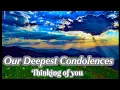 Condolences Sympathy Card
