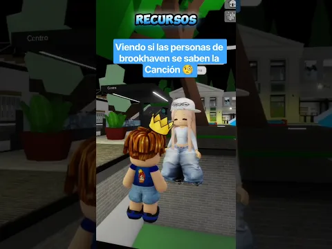 Viendo si las personas de brookhaven se saben la Canción 🧐 #roblox #brookhaven #robloxedit #games