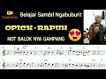 Download Lagu [Free Sheet] Rapuh - Opick (violin cover) || notasi balok Gratis