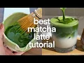 Lagu the BEST matcha latte tutorial 2025 (affordable, strong, creamy) 🍵⭐️ + how to clean matcha tools