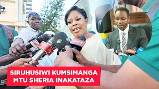 MAIMATHA AFUNGUKA MAZITO BAADA YA KUITWA POLISI NA WAZIRI WA MAMBO YA NDANI