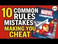 10 Common Rules Mistakes Beginners Make in Marvel Champions Stop Cheating