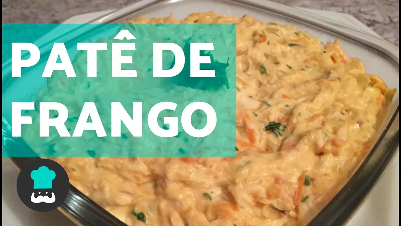 Receita de patê de frango de padaria, muito fácil de preparar e delicioso. Ingredientes: 500g de pei. 