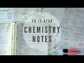 Flip Through Year 12 Chemistry Notes how to take neat effective notes
