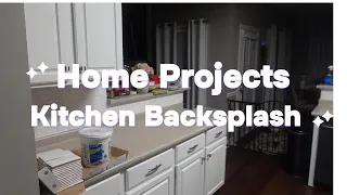 Kitchen Backsplash Installed by Lowes
