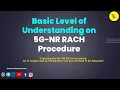 Basic Level Understanding of 5G-NR RACH Procedure