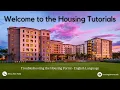 Troubleshooting the Housing Portal - English Language