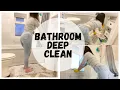Clean With Me Bathroom Deep Clean Kate Berry Natural Sounds