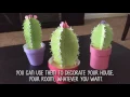 ¡Cactus de papel!/Paper cactus!  - Lucy Ideas (English Subtitles)