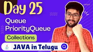 Day 25 Java Collections Queue PriorityQueue in Telugu Java Course in Telugu Vamsi Bhavani