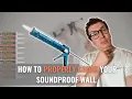 How To Properly Caulk A Soundproof Wall