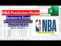 How to Build NBA Prediction Model in Spreadsheets API-Driven Custom Build Available