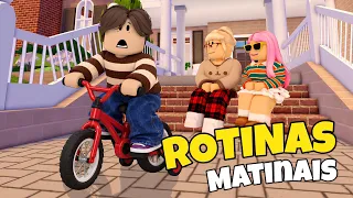 ROTINAS DA MANHÃ EM FAMÍLIA! MELHORES EPISÓDIOS - Family Roleplay - ROBLOX 