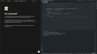 Python Crash Course input function try it yourself
