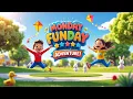 Monday Funday Adventure Fun Kids Poem to Start Your Week