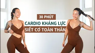 Bài Tập Cardio Strength Toàn Thân 30 Phút Với Tạ 3kg | Đốt Mỡ, Tăng Cơ, Săn Chắc Cơ Thể