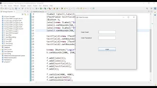 JLabel Example in Java Swing Lecture 74 Learn Programming
