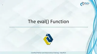 Python eval Function