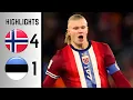 Wie schitterde in de 4-1 overwinning van Noorwegen op Estland? ⭐⚽️ Alle hoogtepunten van de wedst...