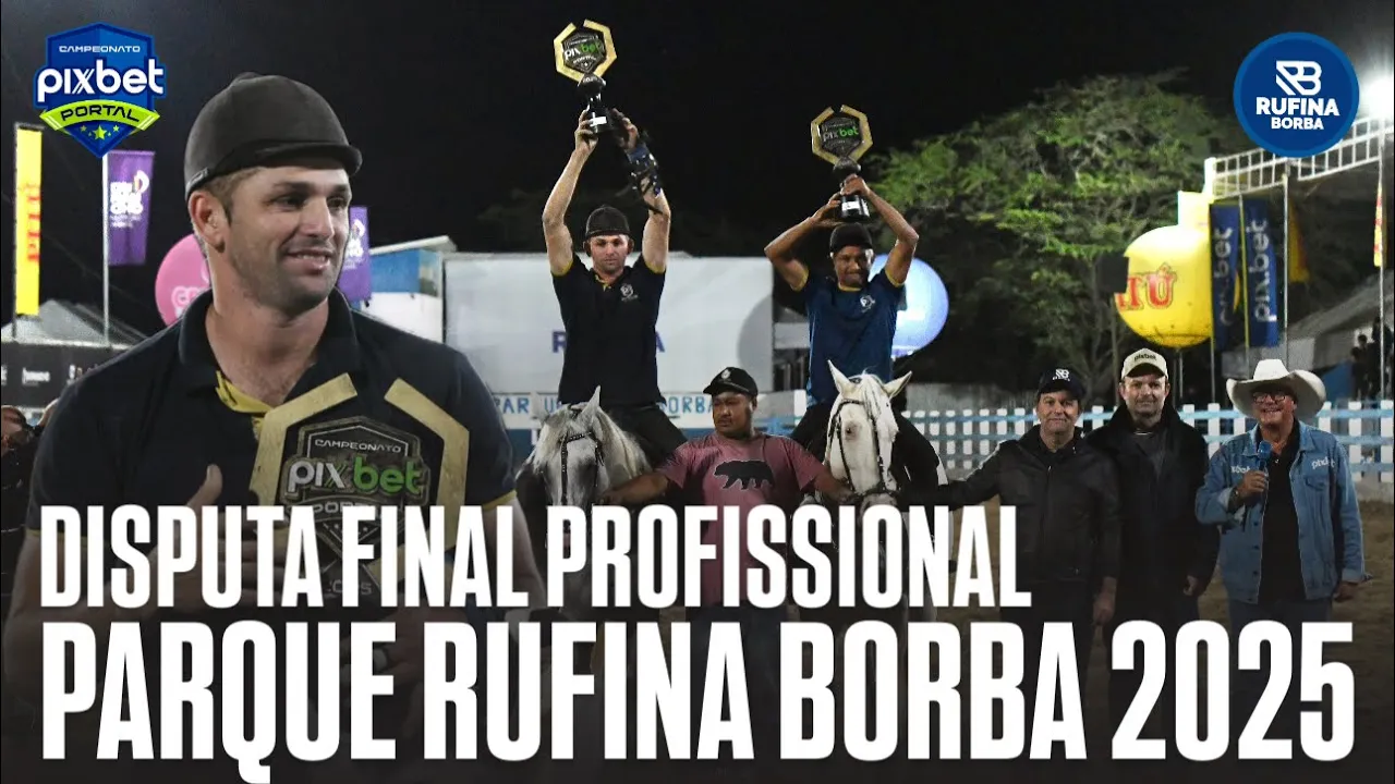 VAQUEJADA AO VIVO | DISPUTA PROFISSIONAL | VAQUEJADA PARQUE RUFINA BORBA 2025 PORTAL VAQUEJADA