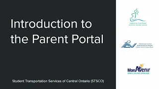 Introduction to the Parent Portal