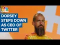 Jack Dorsey steps down as CEO of Twitter former CTO to fill role