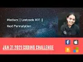 Next Permutation LeetCode Medium Code Explanation C