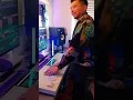 FUNKY Fridays in the studio. My new song VIBRATIONS is out now #livemusic #singer #synthwave #beats