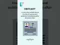What is Obituary