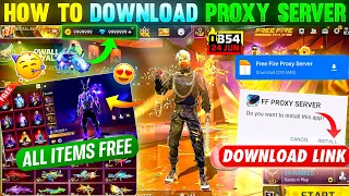 HOW TO DOWNLOAD PROXY SERVER IN FREE FIRE, HOW TO USE PROXY SERVER IN FREE FIRE, VIP PROXY SERVER