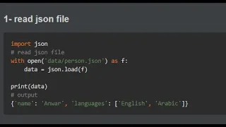 Read JSON File with Python